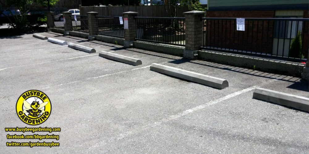 Parking barriers installed by Busybee