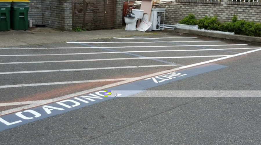 Parkade Line Painting